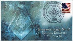 Cachet cover for Endeavor Lodge No. 17, Milton,&hellip;